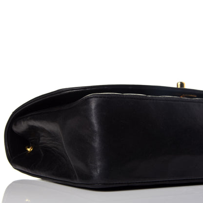 Chanel Lambskin Quilted Medium Single Flap Black 8 of 9