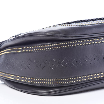 Gucci Calfskin New Bamboo Large Top Handle Bag Black 6 of 22