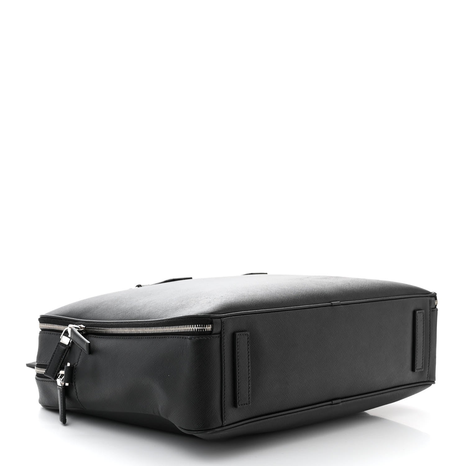Prada Saffiano Travel Briefcase Black 5 of 22