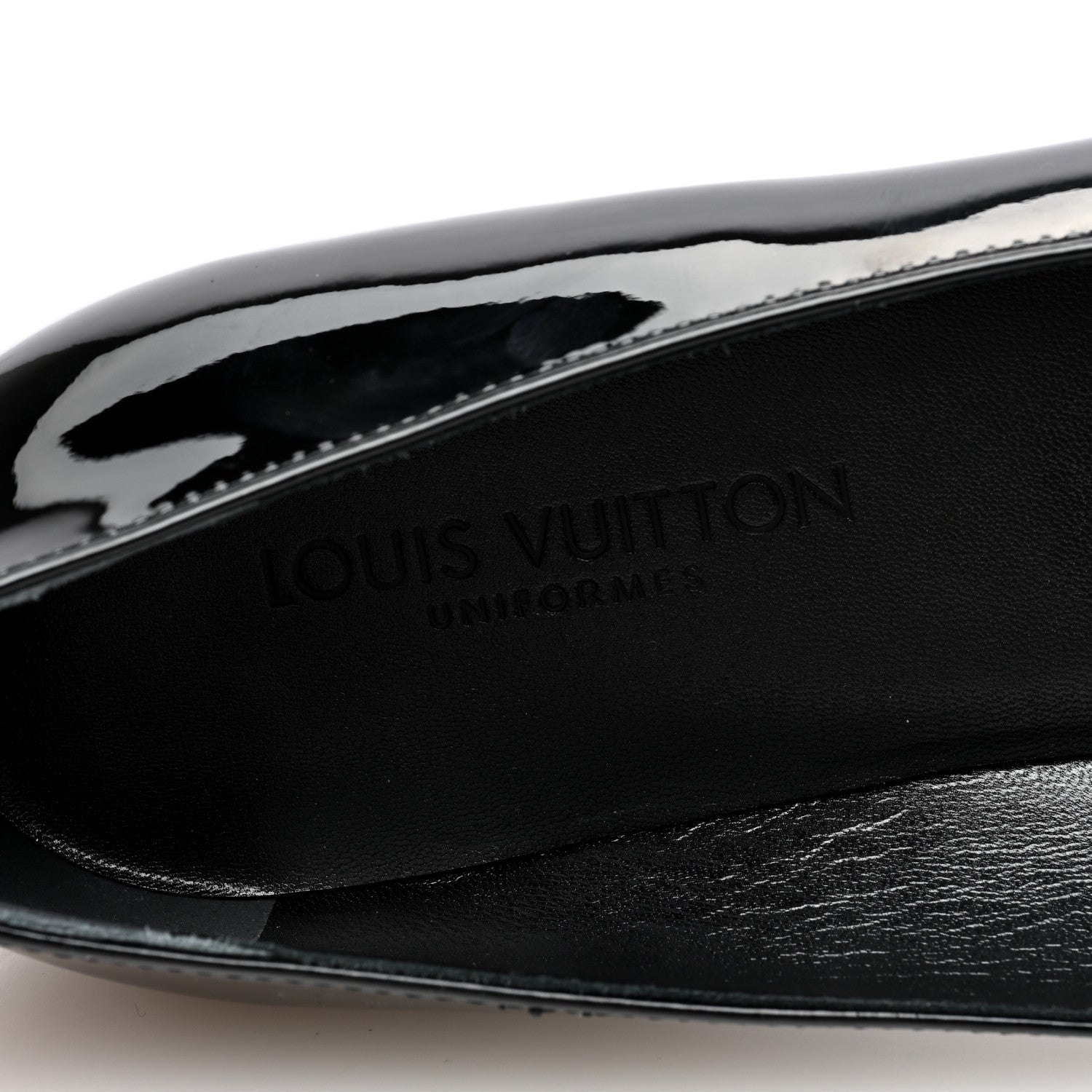 Louis Vuitton Patent Uniformes Ballet Flats 37.5 Black 7 of 7