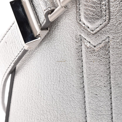 Givenchy Metallic Sugar Goatskin Small Antigona Silver 9 of 12