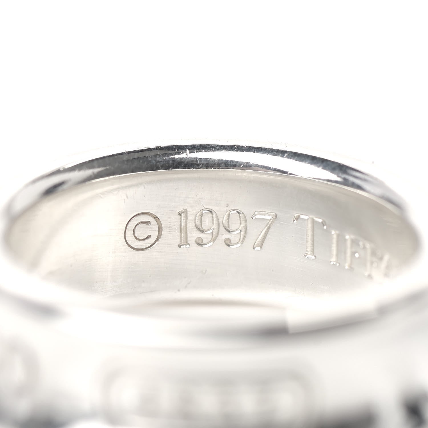 Tiffany Sterling Silver 1837 Ring 49 5 4 of 8