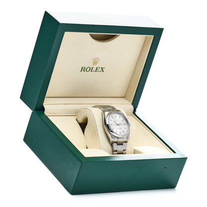 Rolex Stainless Steel 34mm Oyster Perpetual Air-King Watch Pink Index 114200 5 of 5