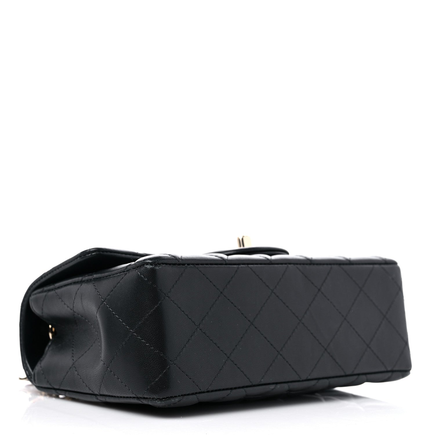 Chanel Lambskin Quilted Mini Coco Charms Rectangular Flap Black 4 of 10