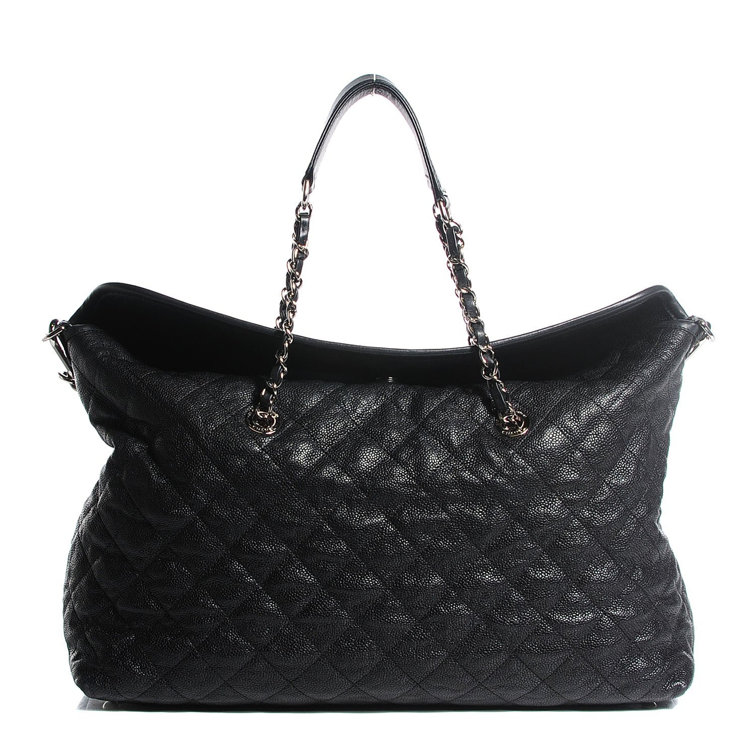 Chanel Caviar Quilted French Riviera Shouler Bag Black 1 of 7