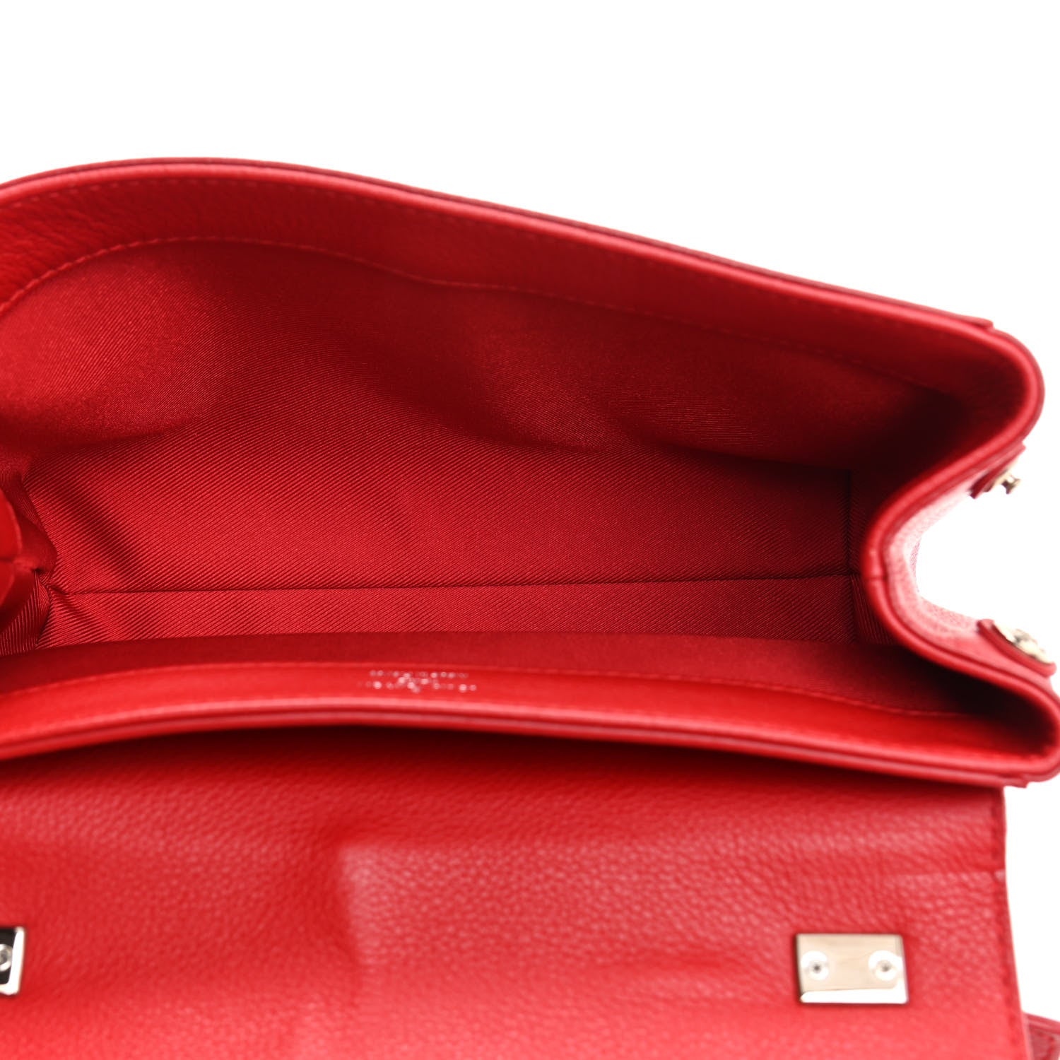 Louis Vuitton Calfskin Lockme II Chain Bag BB Rubis 5 of 14