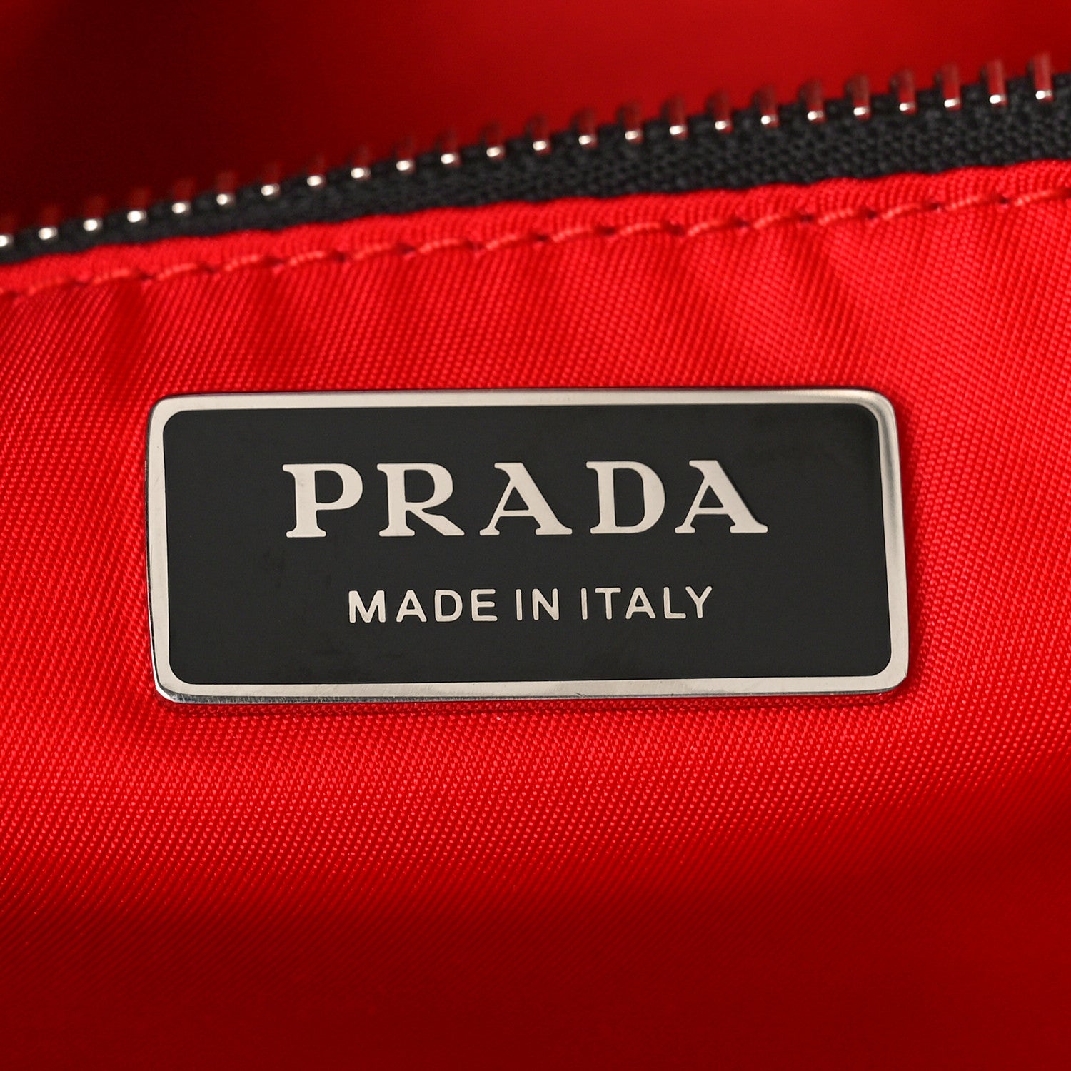 Prada Tessuto Nylon Pocket Top Handle Bag Black Fuoco 6 of 8