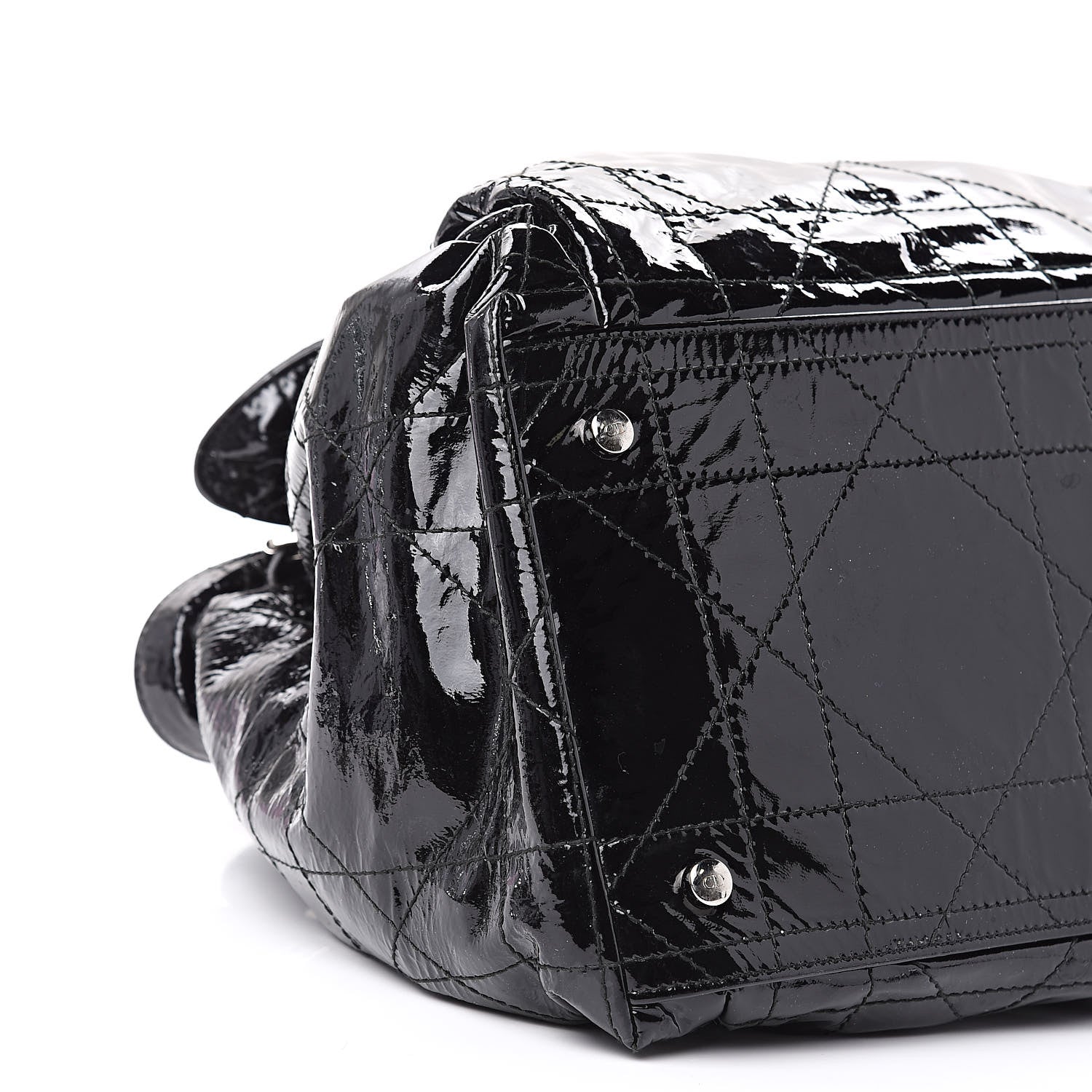 Christian Dior Patent Cannage Medium Le Trente Tote Black 8 of 13
