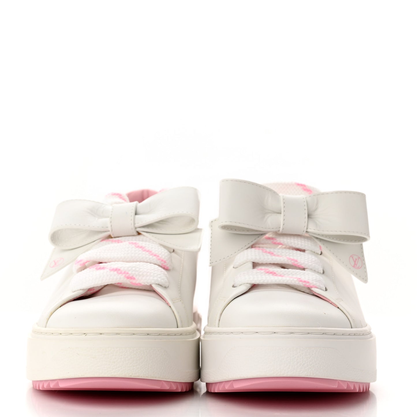 Time Out Bow Sneakers 37.5 White Pink