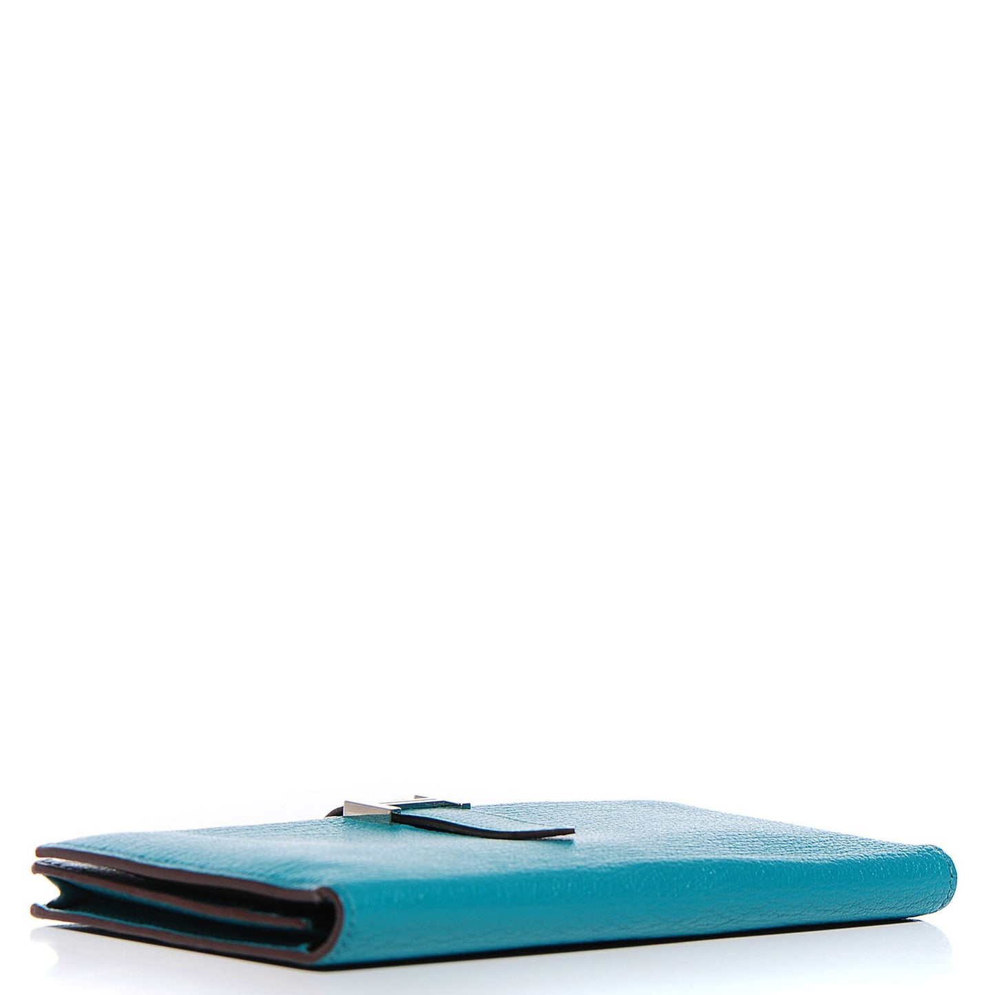 Chevre Mysore Bearn Wallet Bleu Paon