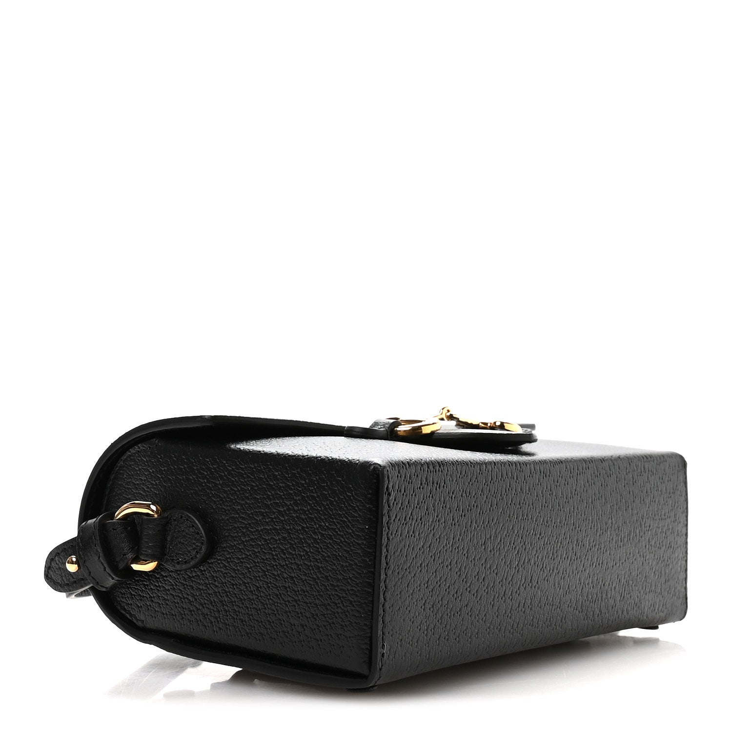 Gucci Calfskin Horsebit 1955 Shoulder Bag Black 3 of 10