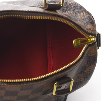 Louis Vuitton Damier Ebene Speedy Bandouliere 25 4 of 9
