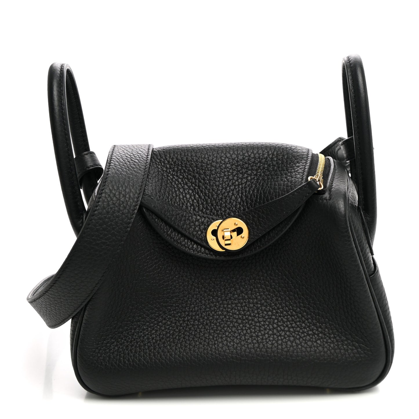 Taurillon Clemence Mini Lindy 20 Black