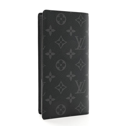 Louis Vuitton Monogram Eclipse Brazza Wallet 3 of 8