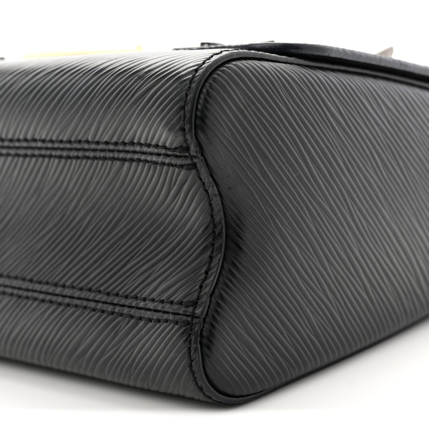 Epi Flowers Twist Shoulder Bag MM Black