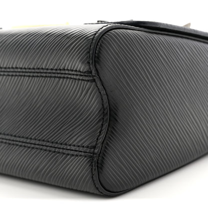 Louis Vuitton Epi Flowers Twist Shoulder Bag MM Black 9 of 10
