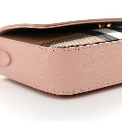Burberry Grained Calfskin House Check Tartan Mix New Hampshire Dusky Pink 9 of 11