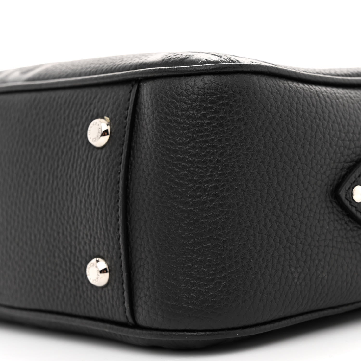 Gucci Piuma Calfskin Jumbo GG Embossed Medium Messenger Bag Black 10 of 11
