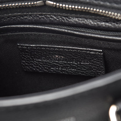 Alexander McQueen Pebbled Calfskin Mini Padlock Tote Black 6 of 9
