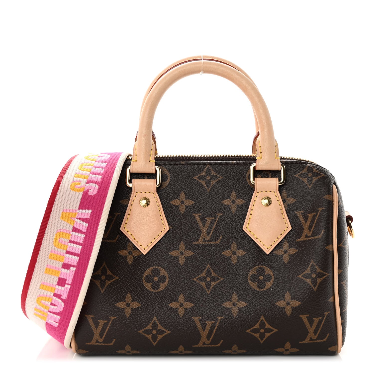 Louis Vuitton Monogram Speedy Bandouliere 20 Fuchsia 1 of 10