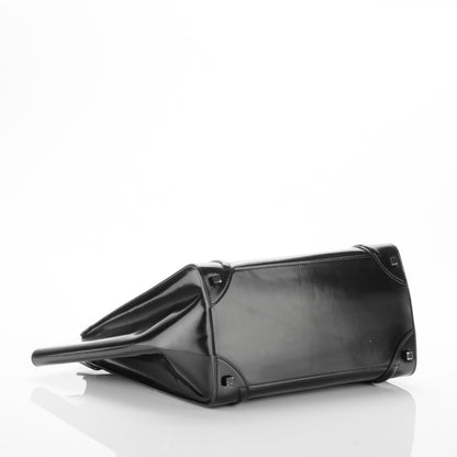 Celine Spazzolato Calfskin Small Luggage Black 4 of 7