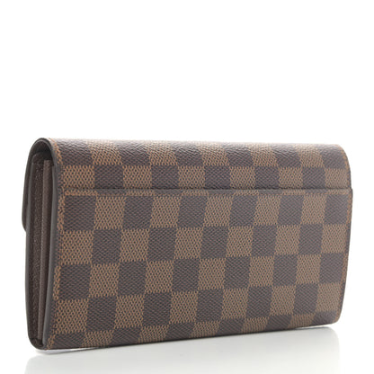Louis Vuitton Damier Ebene Sarah Wallet NM 4 of 8