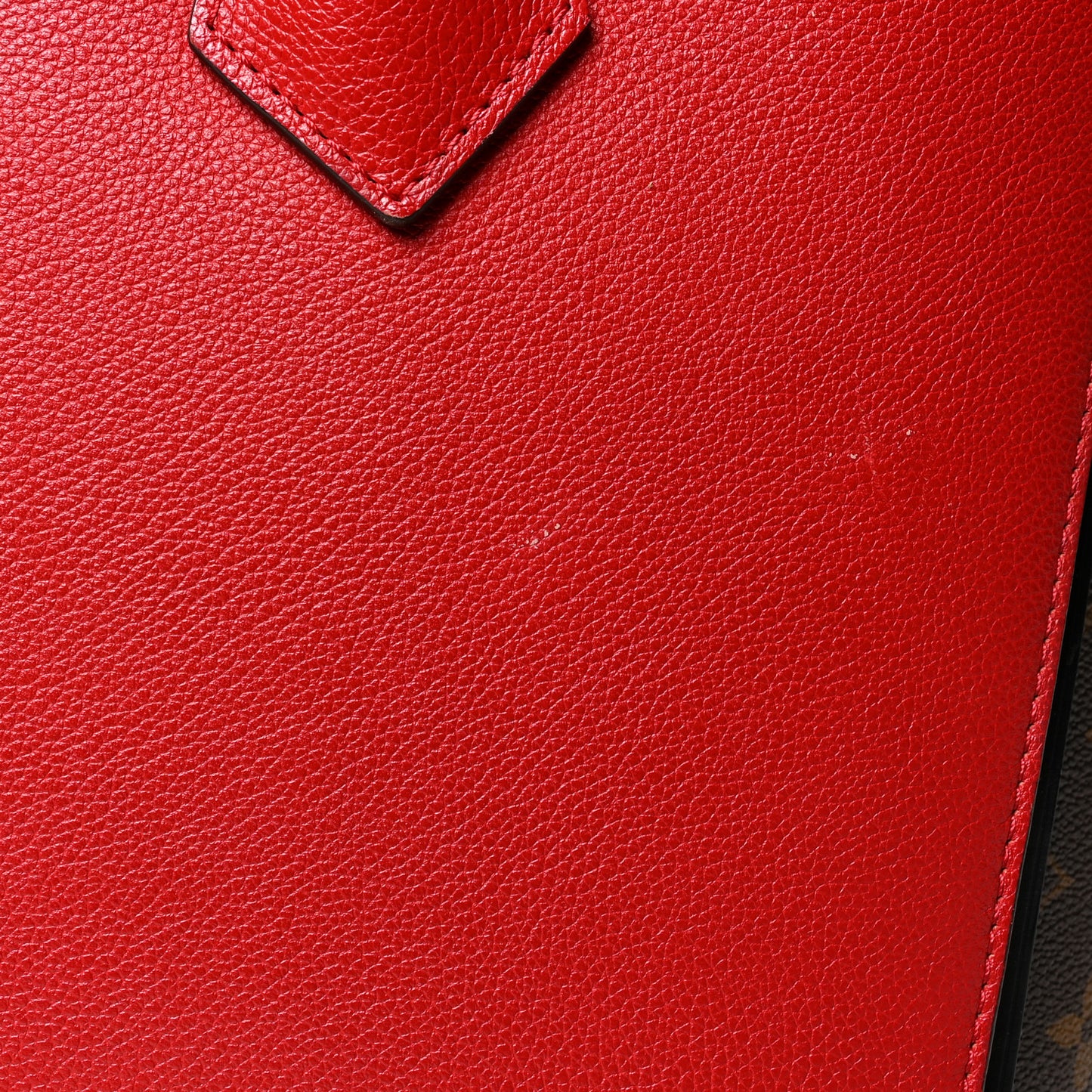 Calfskin Monogram Kimono Tote Cherry