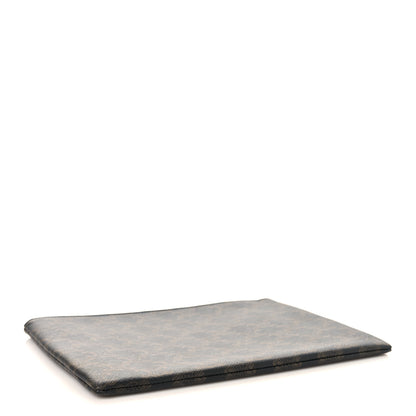 Celine Triomphe Canvas Pouch Black 4 of 7