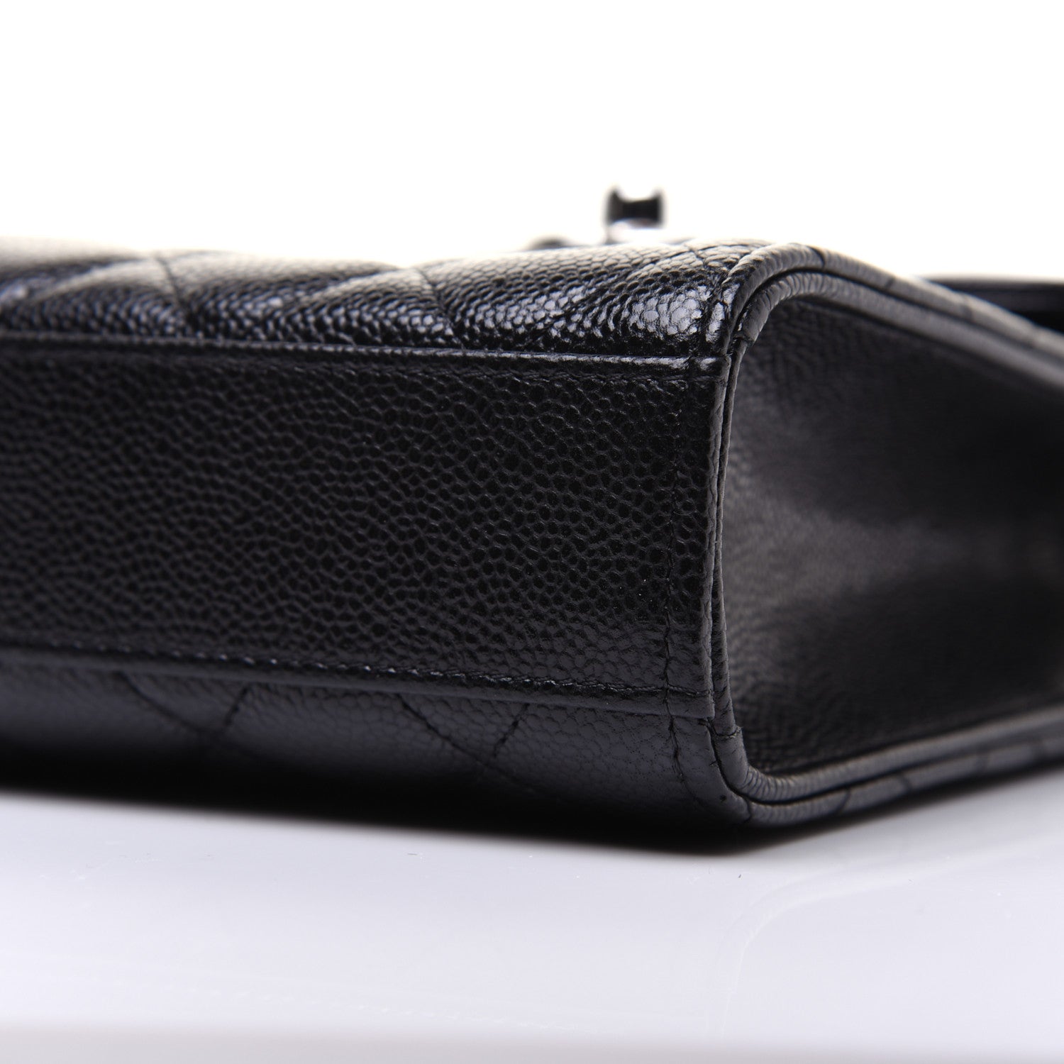Chanel Caviar Quilted Classic Phone Holder Black 7 of 14