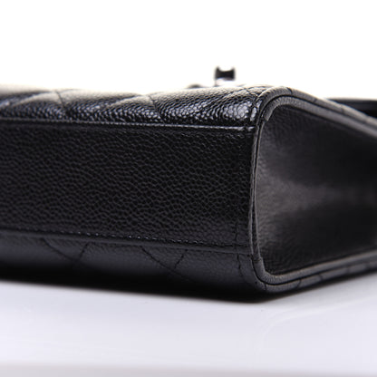 Chanel Caviar Quilted Classic Phone Holder Black 7 of 14