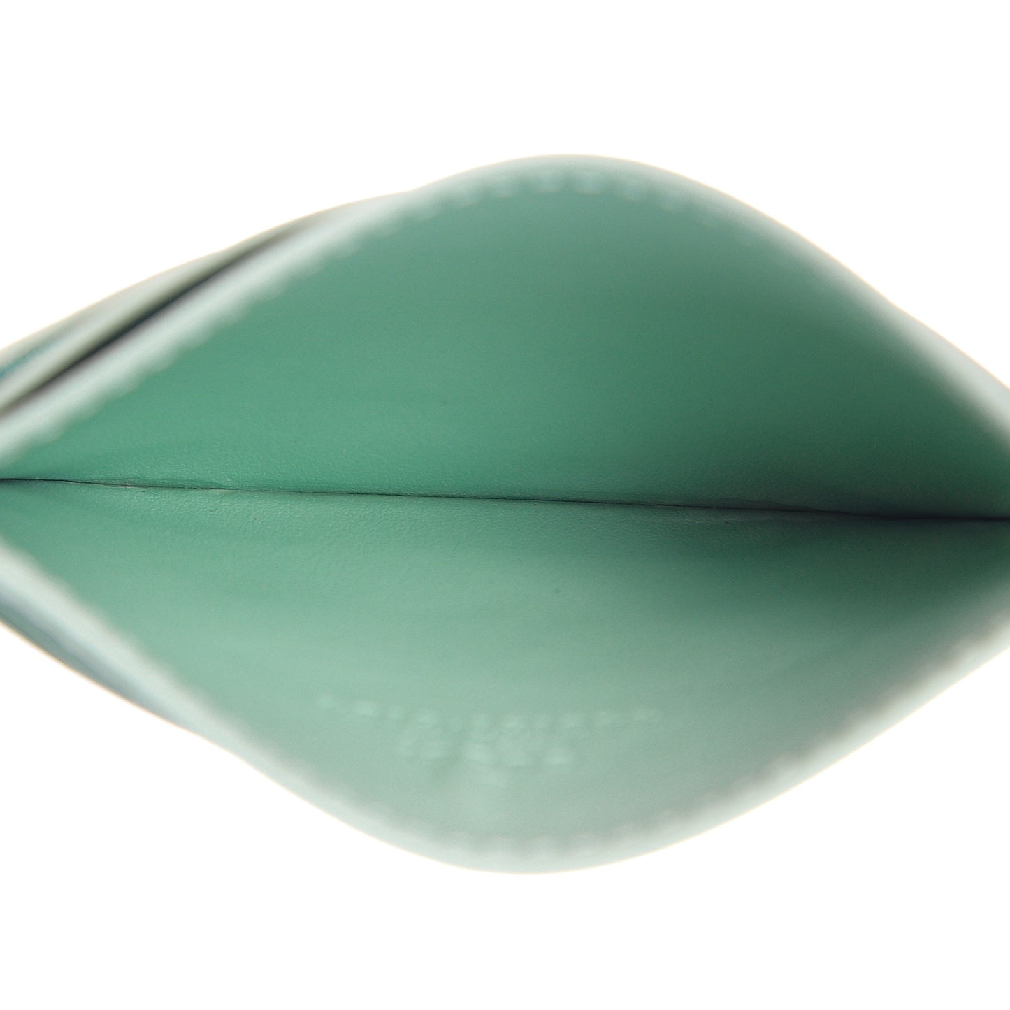 Calfskin Matelasse GG Marmont Card Holder Water Green