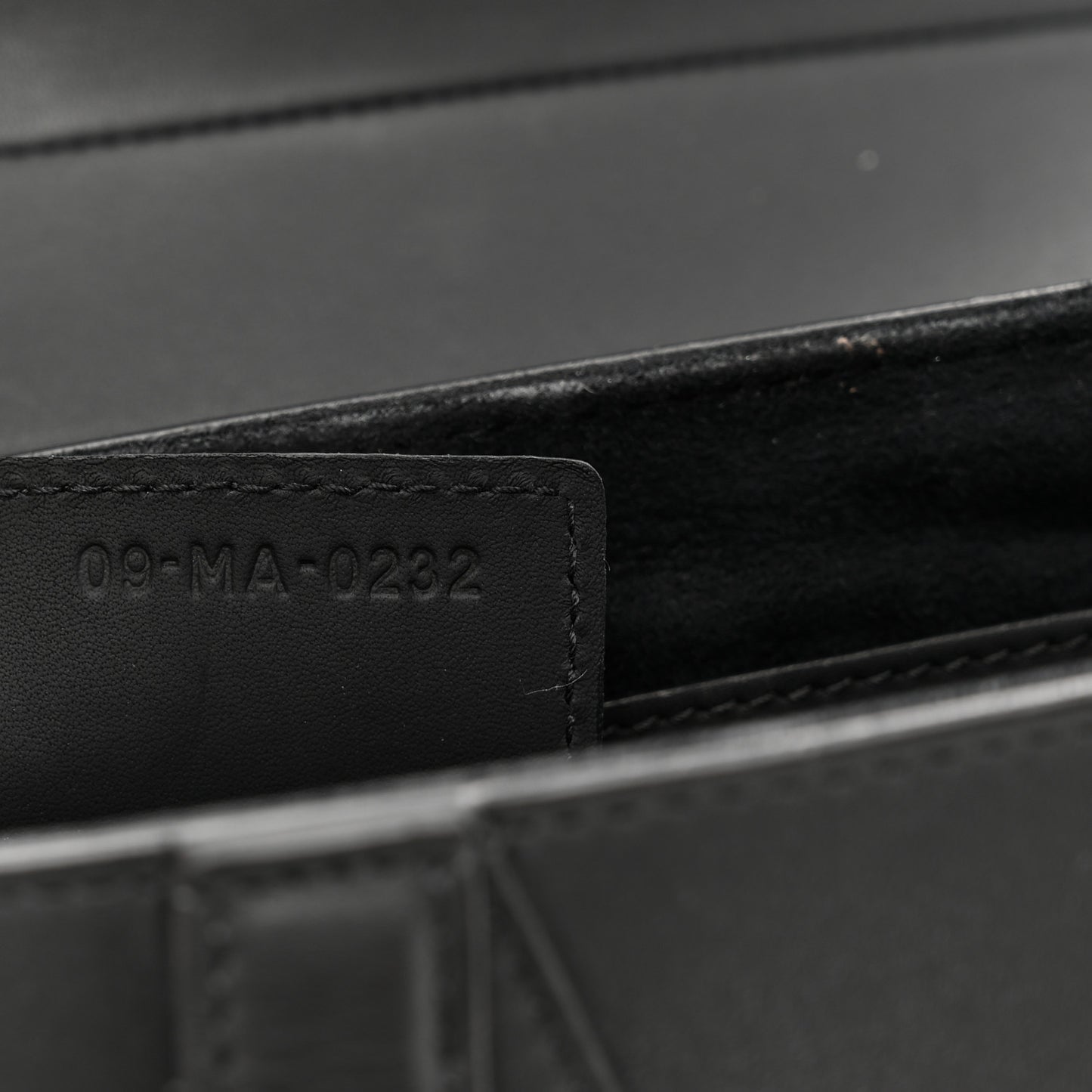 Ultra Matte Calfskin Saddle Bag Black