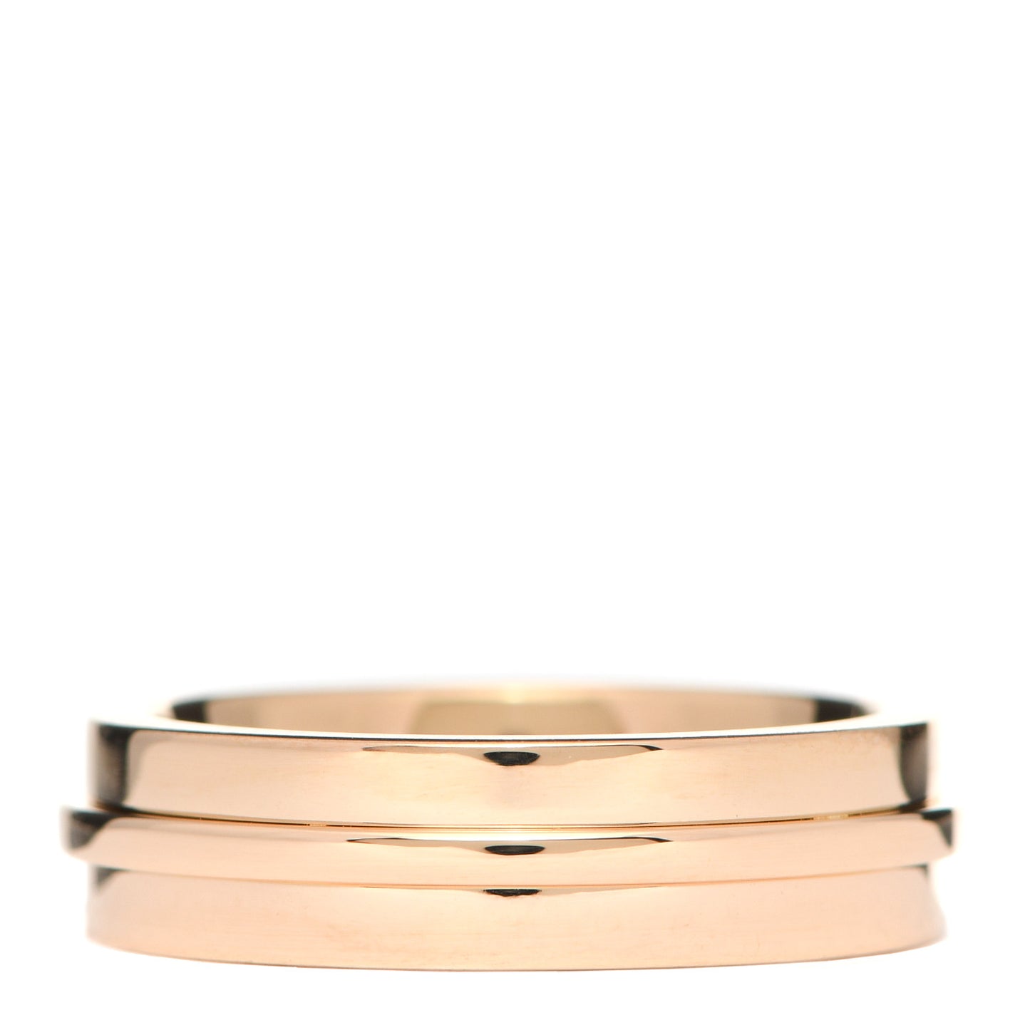 18K Rose Gold T Two Ring 54 6.75