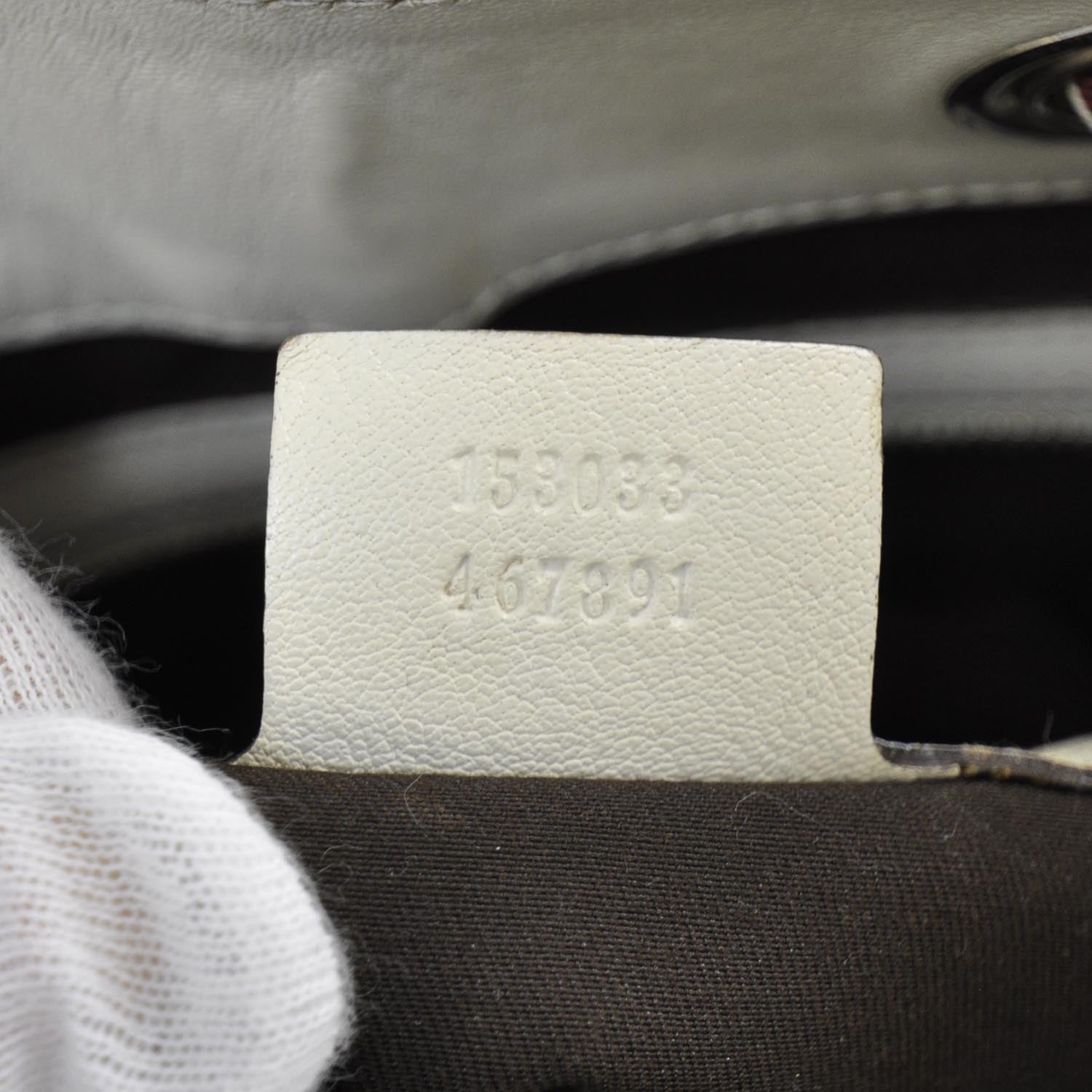Gucci Monogram Positano Tote Ivory 8 of 9
