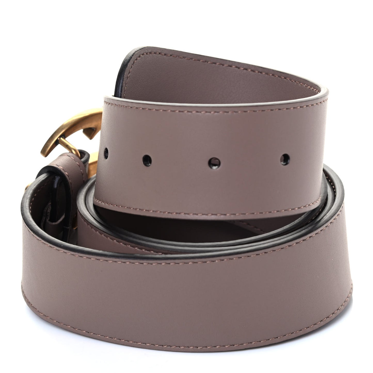 Calfskin Double G 40mm Belt 95 38 Porcelain Rose