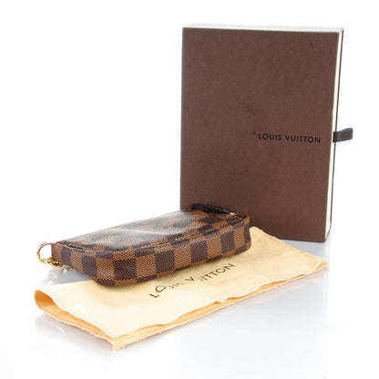 Louis Vuitton Damier Ebene Mini Pochette Accessories 4 of 7