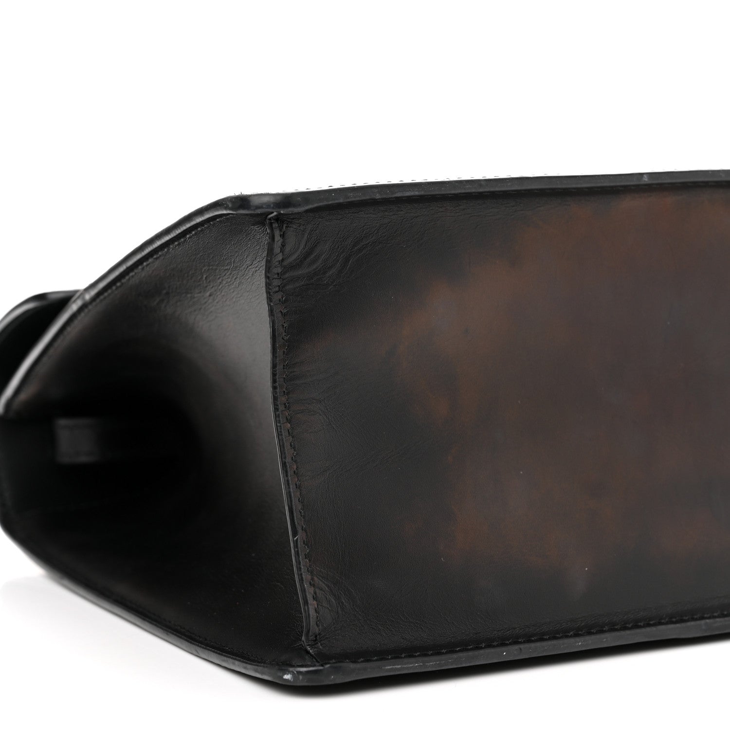 Gucci Calfskin Medium Sylvie Top Handle Bag Black 9 of 18