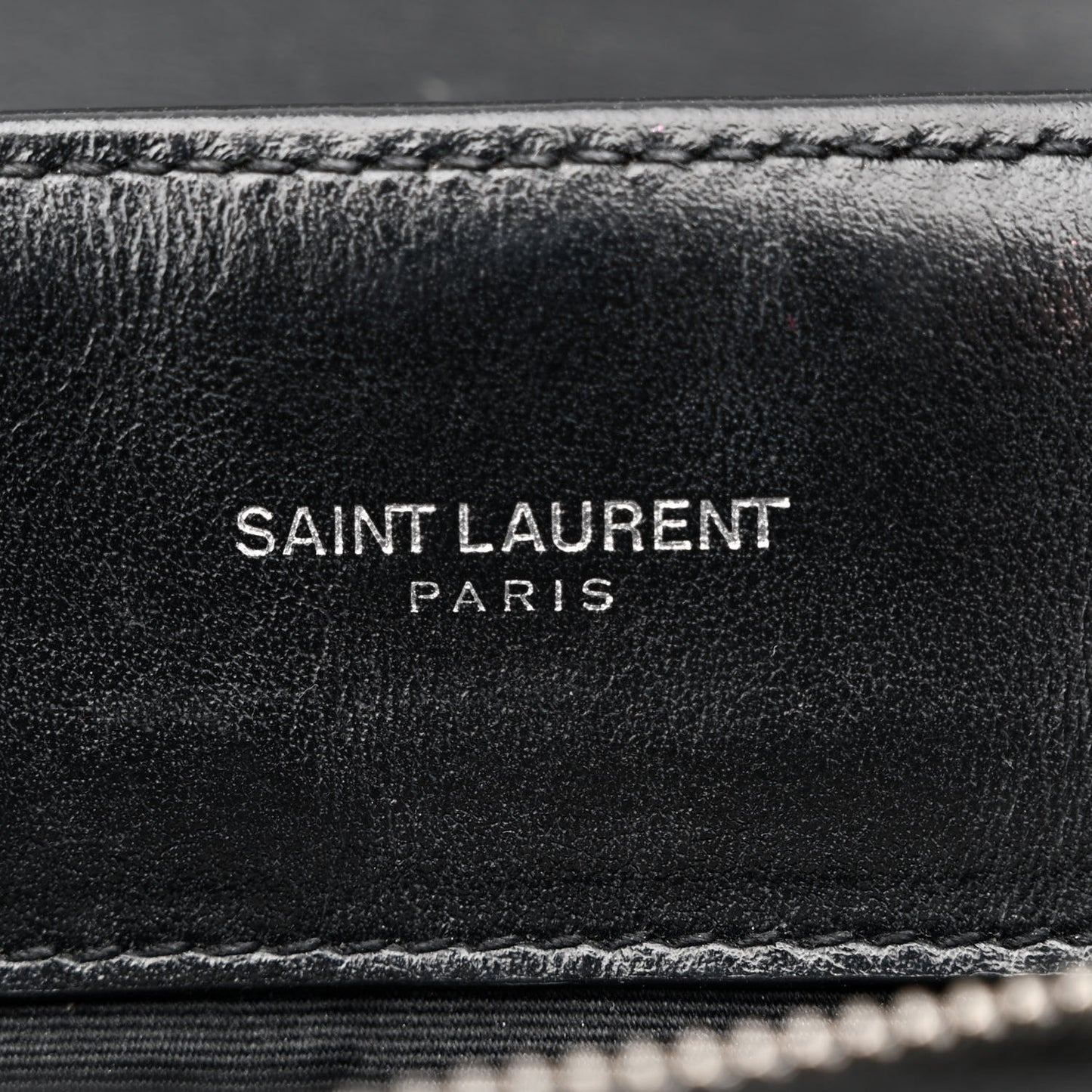 Calfskin Y Quilted Monogram Medium Loulou Chain Satchel Black