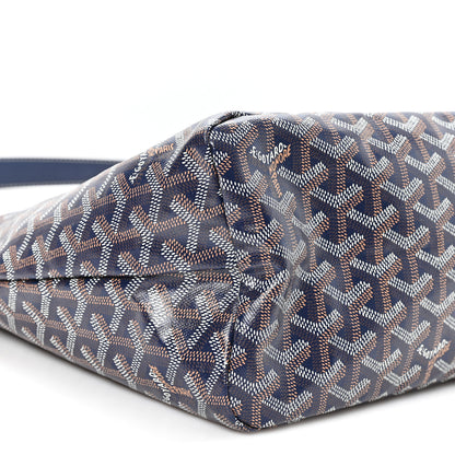 Goyard Goyardine Coeur Boheme Hobo Navy Blue 9 of 10