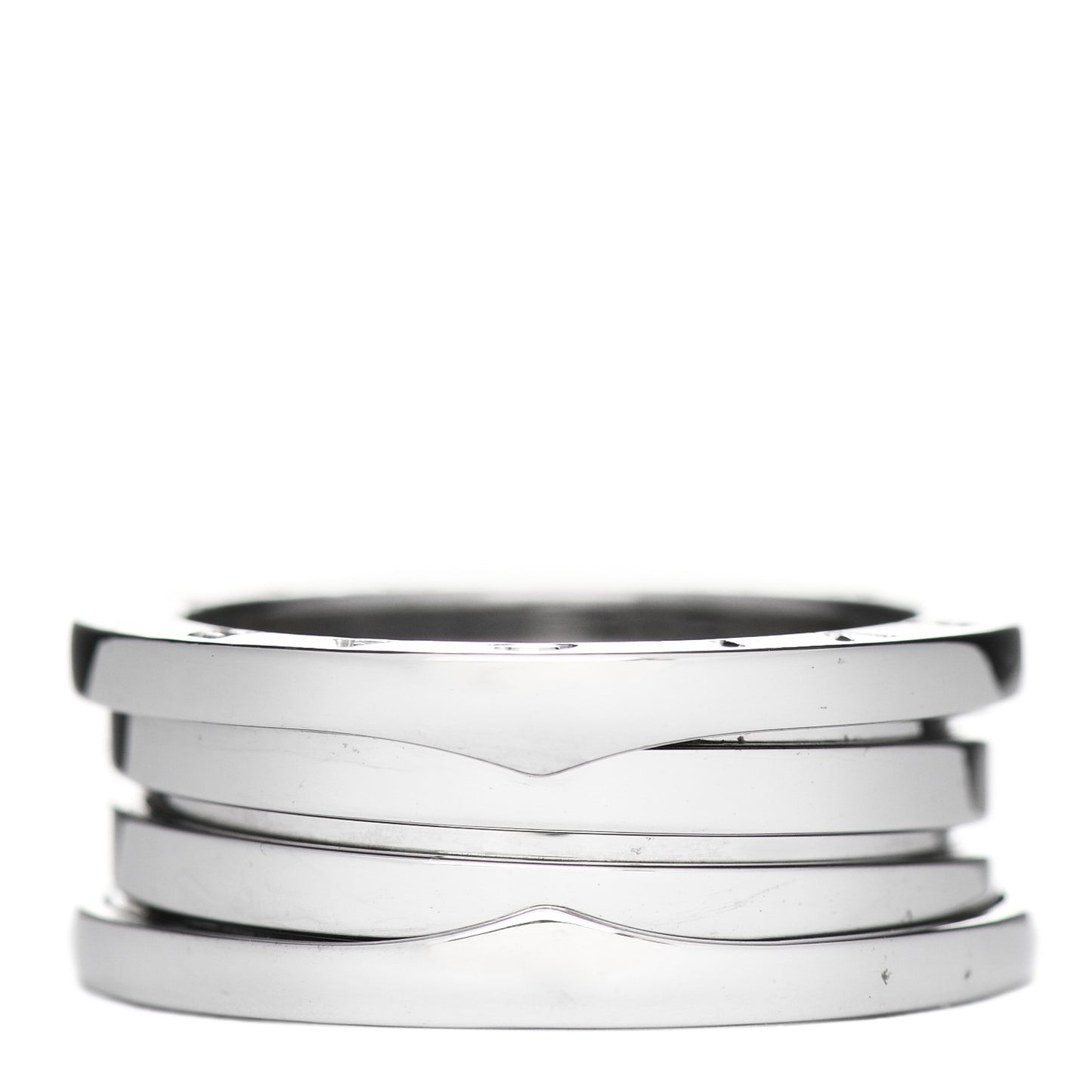18K White Gold B.Zero1 Three-Band Ring 55 7.25