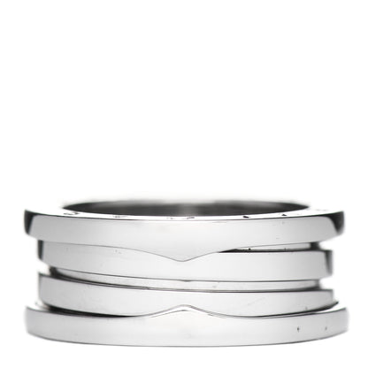 Bulgari 18K White Gold B.Zero1 Three-Band Ring 55 7.25 1 of 6