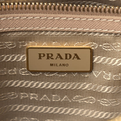 Prada Saffiano Lux Small Tote Sabbia 6 of 13