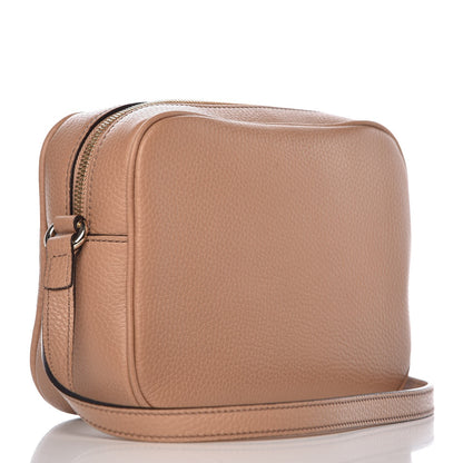 Gucci Pebbled Calfskin Small Soho Disco Bag Camelia 4 of 15