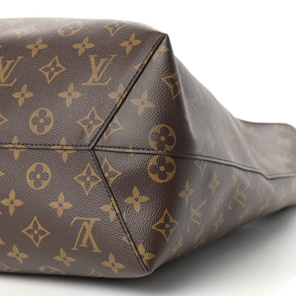 Louis Vuitton Monogram Flower Hobo Black 10 of 12