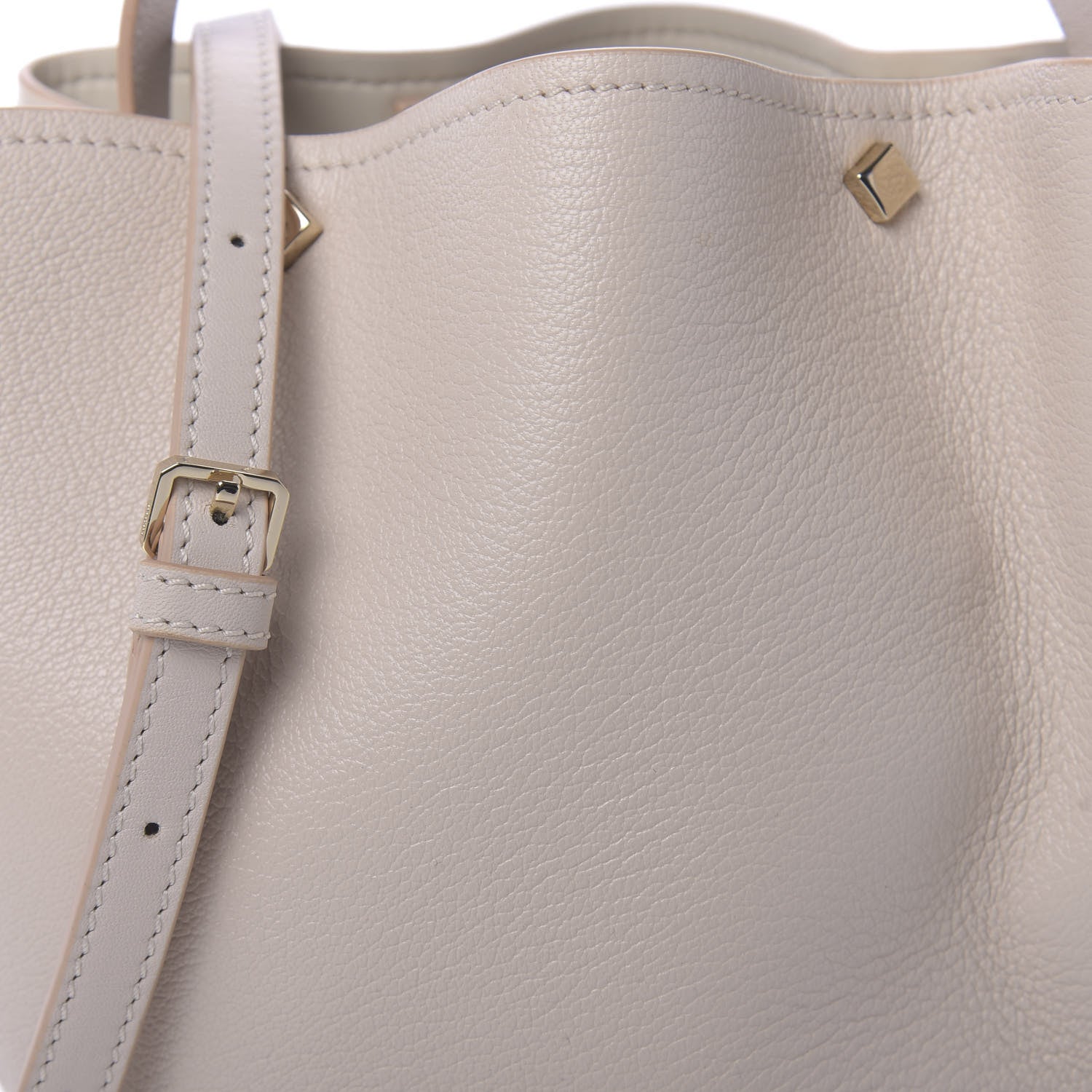 MCM Goatskin Milano Drawstring Mini Bag Pink Tint 9 of 9