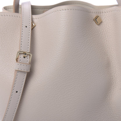 MCM Goatskin Milano Drawstring Mini Bag Pink Tint 9 of 9