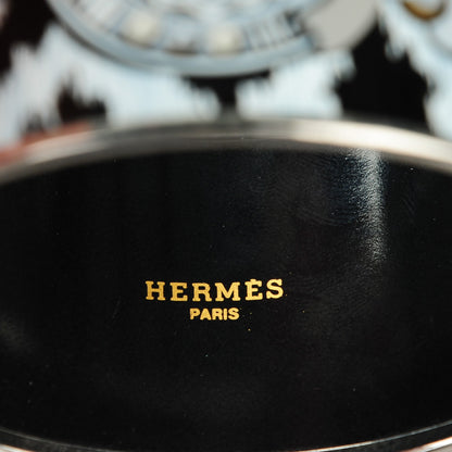 Hermes Enamel Printed Extra Wide Bracelet 65 5 of 6