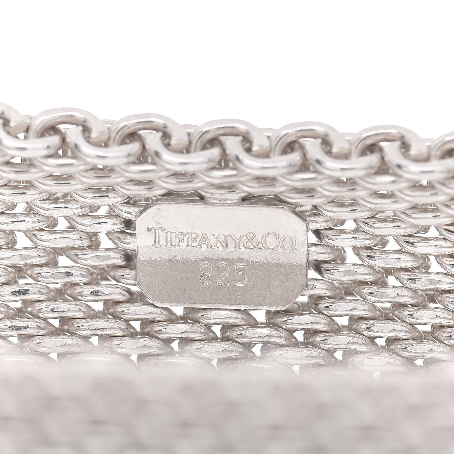 Tiffany Sterling Silver Somerset Mesh Bracelet 4 of 4