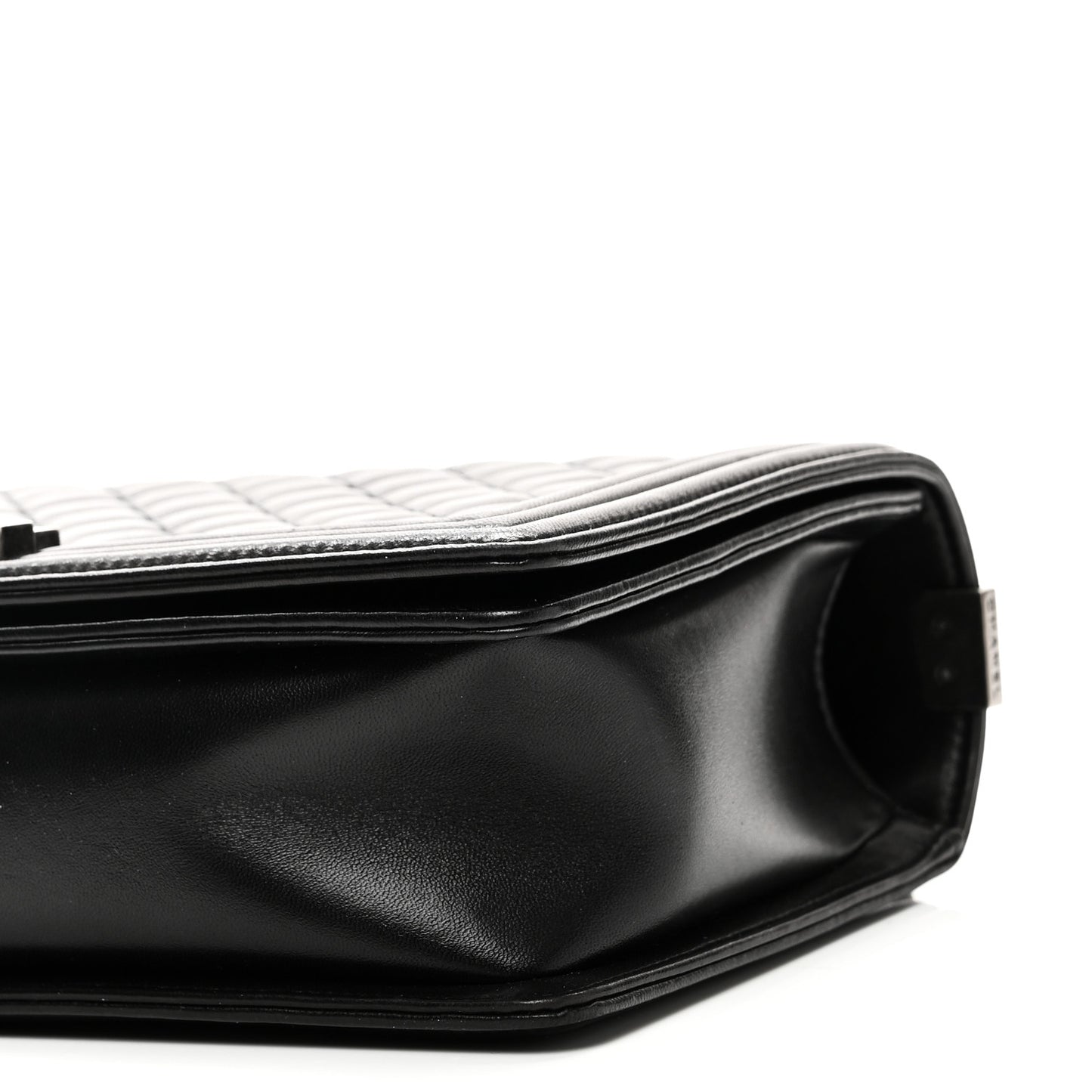 Lambskin Quilted New Medium Boy Flap Black