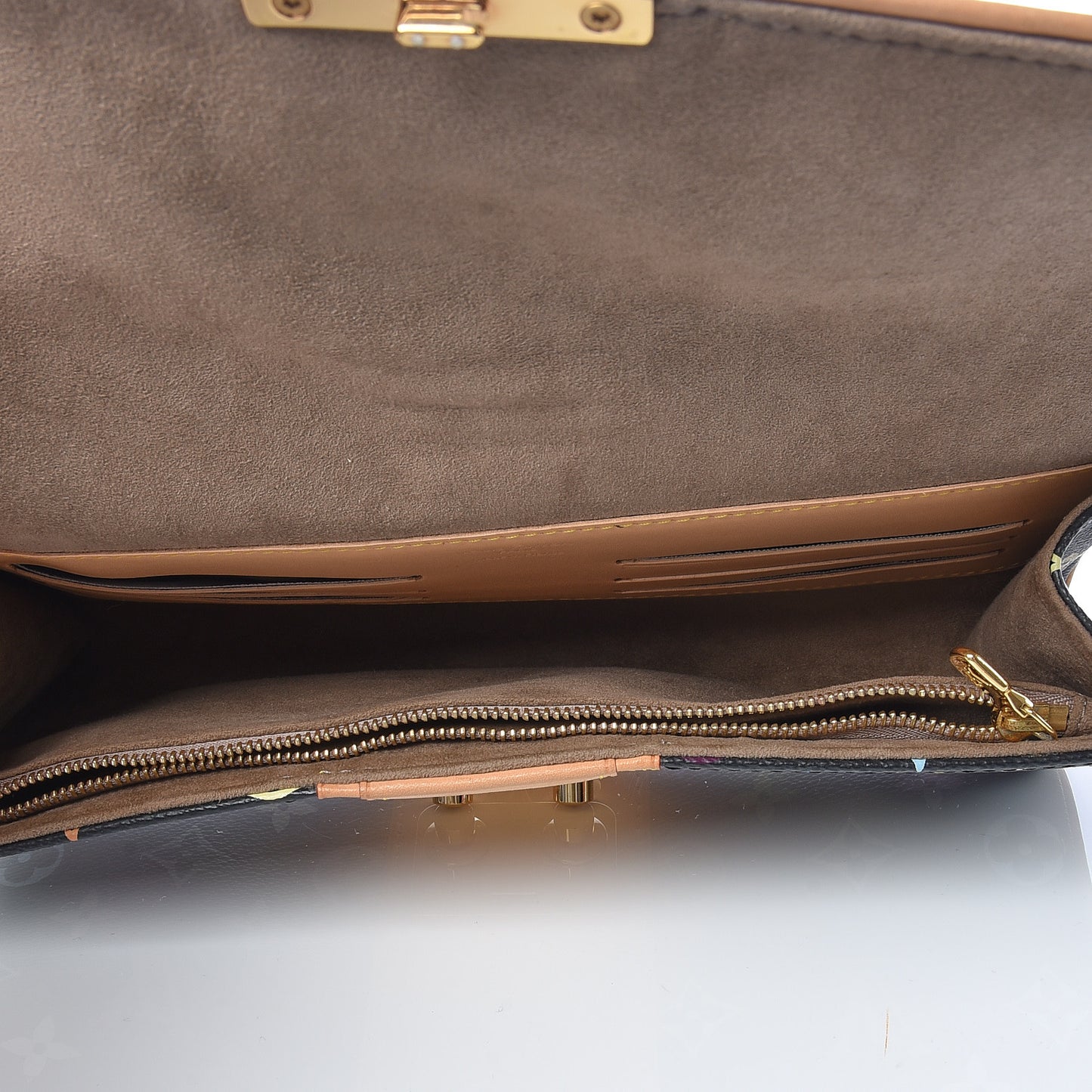 Monogram Multicolor Courtney Clutch Black
